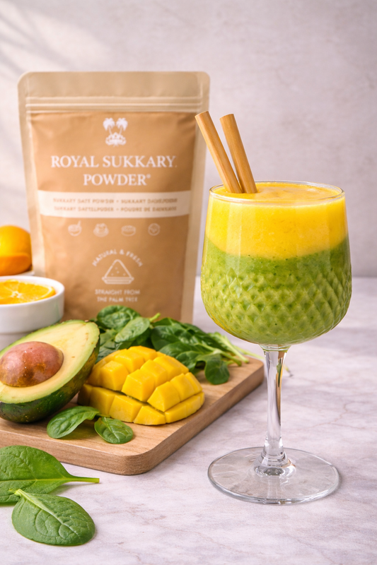 Avocado–Mango Smoothie met Royal Sukkary Poeder